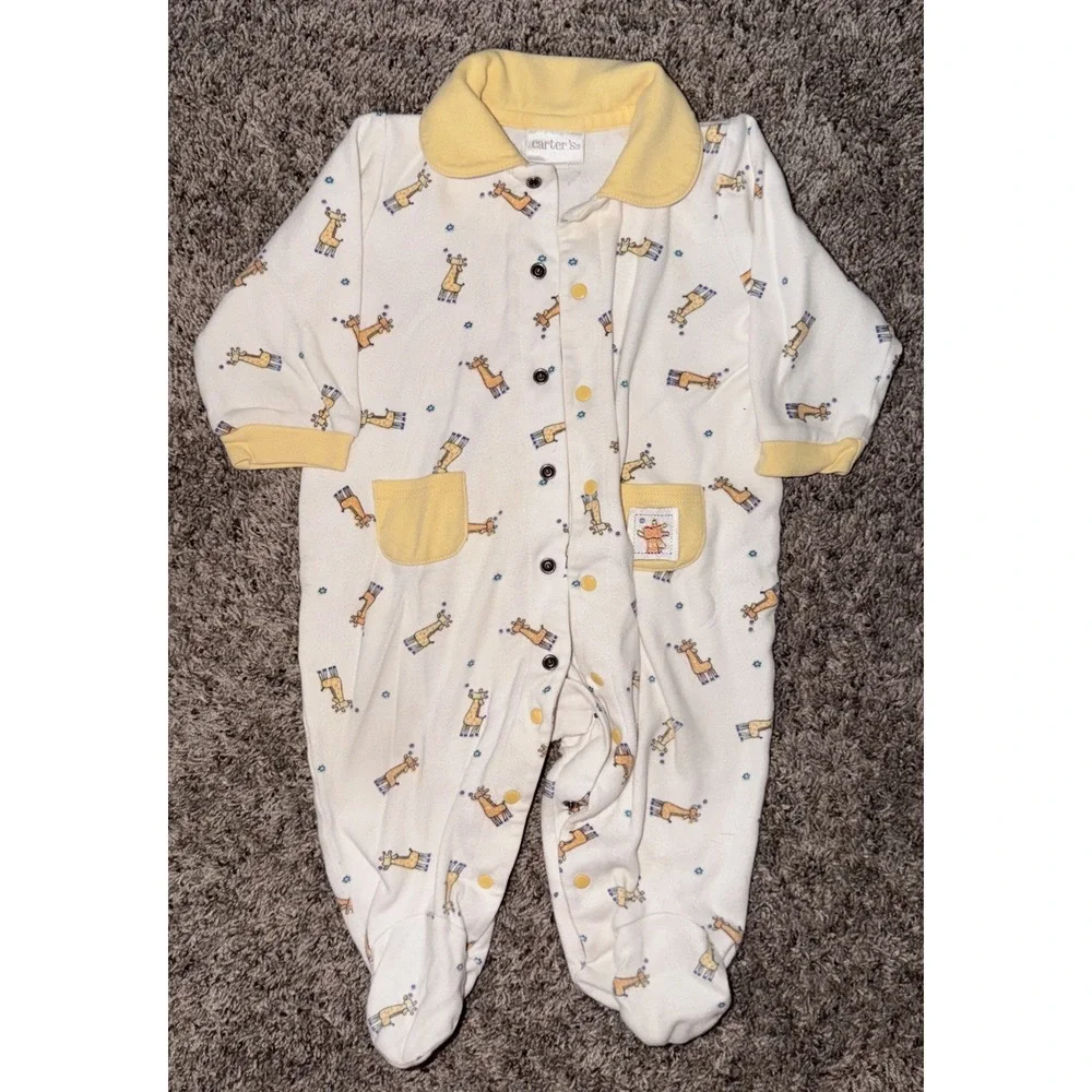 Vintage‎ John Lennon Carters Baby Sleeper 6–9M Footed Imagine Peace Theme